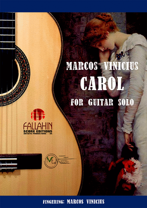 Book cover for CAROL - MARCOS VINICIUS - FOR GUITAR SOLO