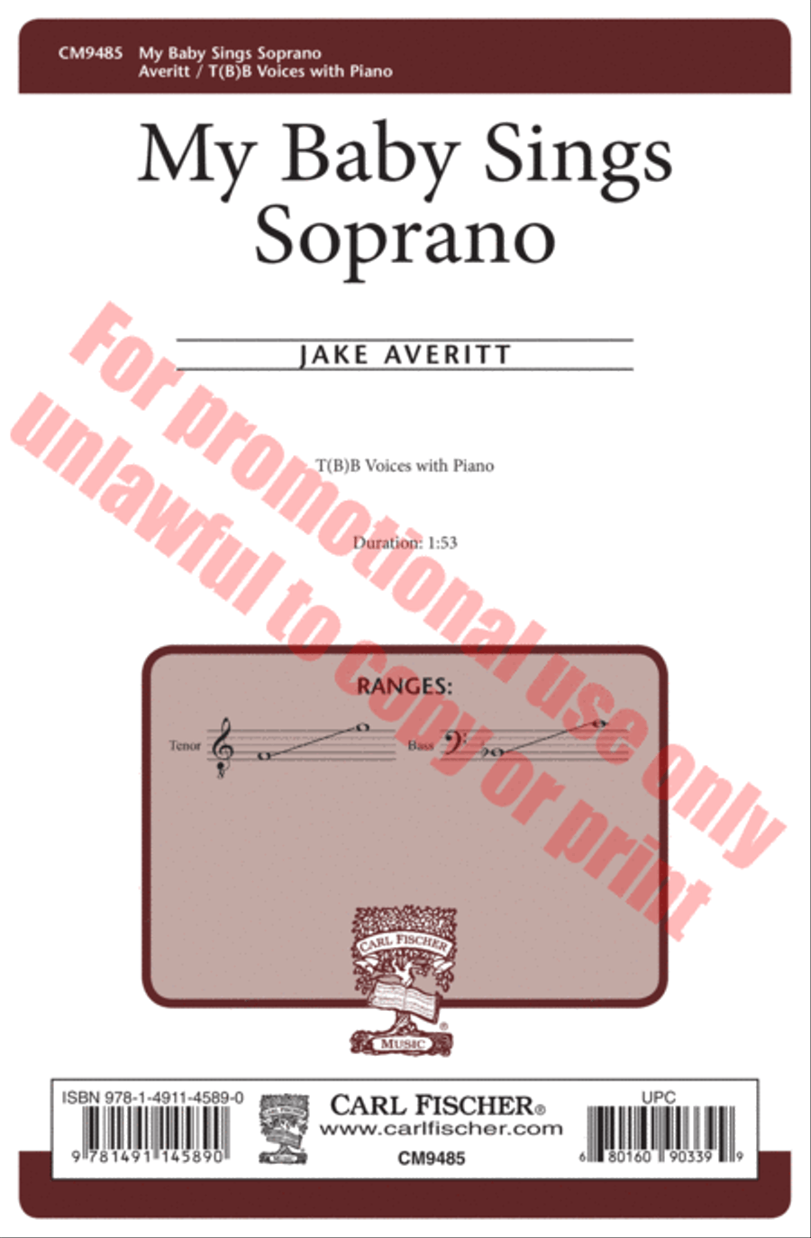 My Baby Sings Soprano My Baby Sings Soprano Choir scores gallery preview page 2