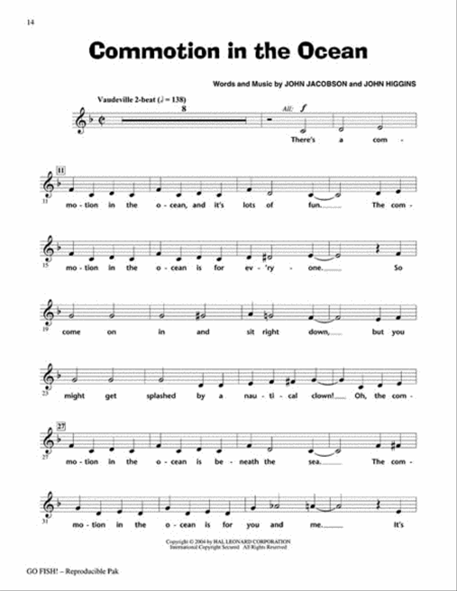 Go Fish! Choir scores gallery preview page 5