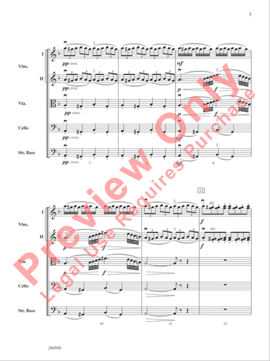 Halloween Spooktacular String Orchestra scores gallery preview page 4