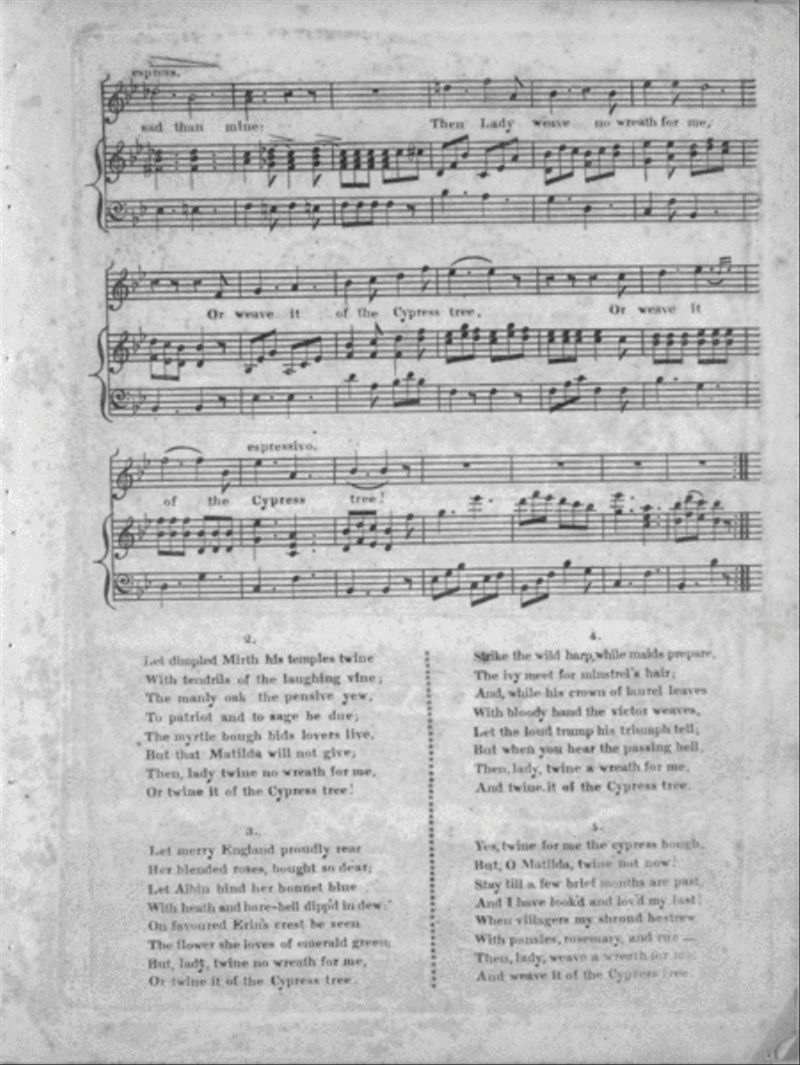 The Cypress Wreath From Rokeby Voice scores gallery preview page 2