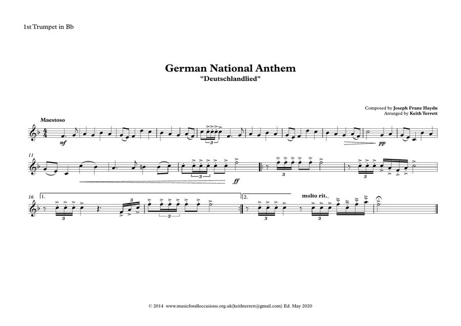 German National Anthem (( 