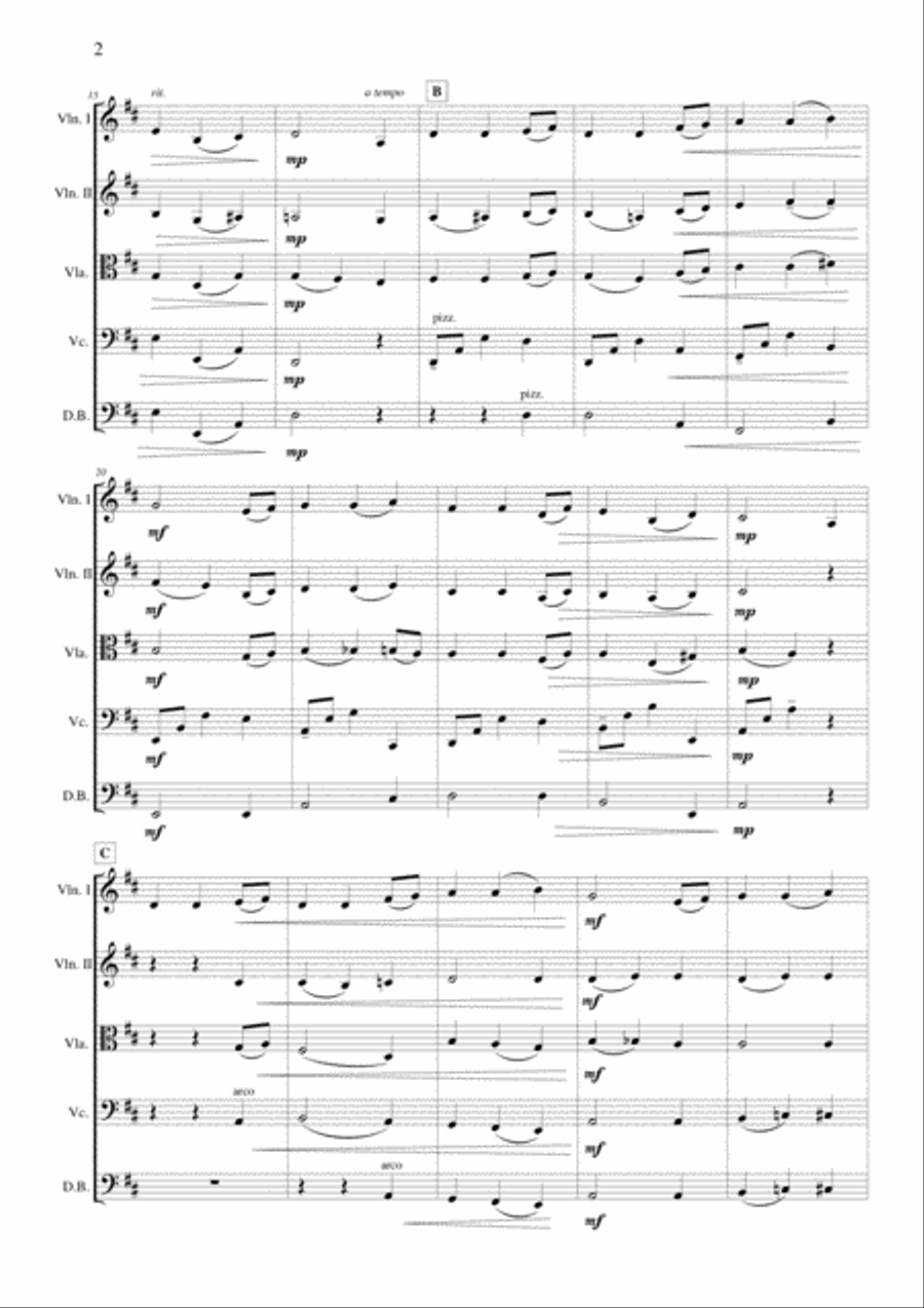 Away in a Manger String Orchestra scores gallery preview page 2