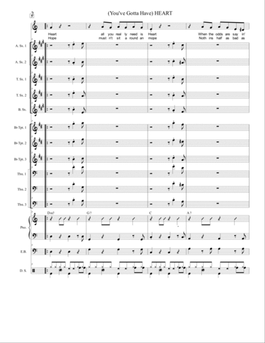 Heart Jazz Ensemble scores gallery preview page 2