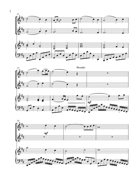 Pachelbel's Noel (treble C instrument duet) image number null