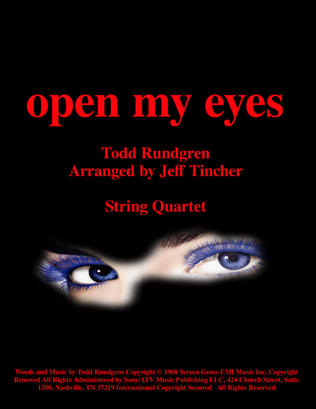 Book cover for Open My Eyes