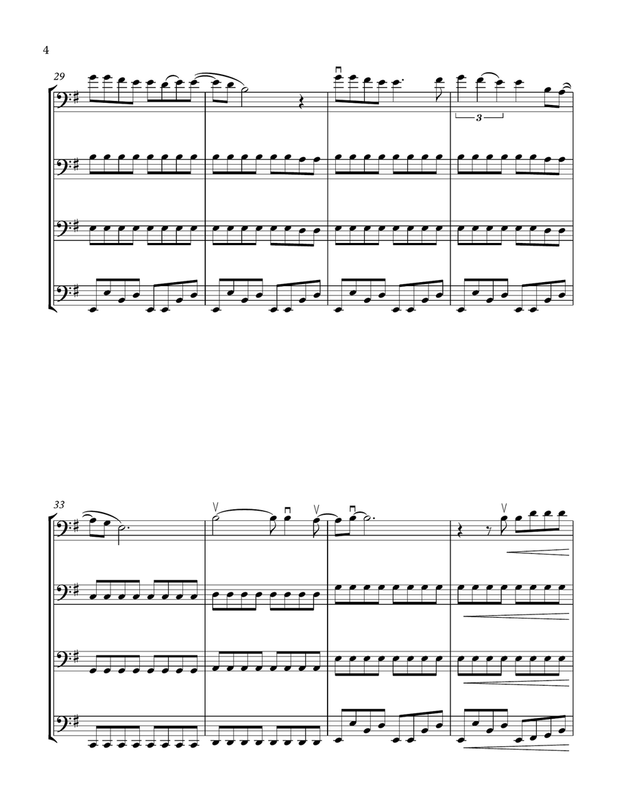 Livin' On A Prayer Cello scores gallery preview page 4