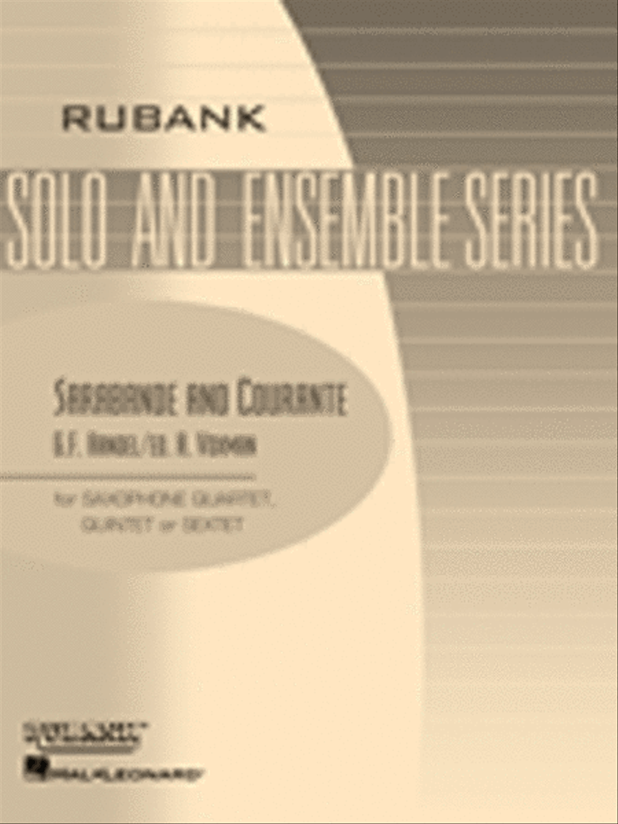 Book cover for Sarabande and Courante