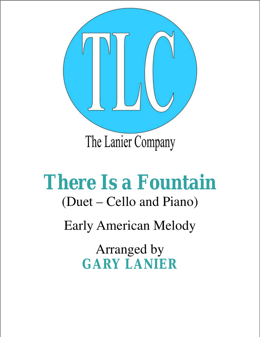 THERE IS A FOUNTAIN (Duet – Cello and Piano/Score and Parts) Piano scores gallery preview page 1