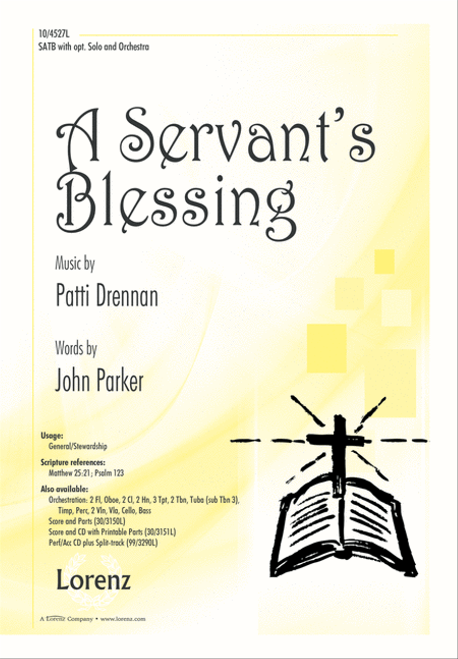 A Servant's Blessing A Servant's Blessing 4-Part scores gallery preview page 1
