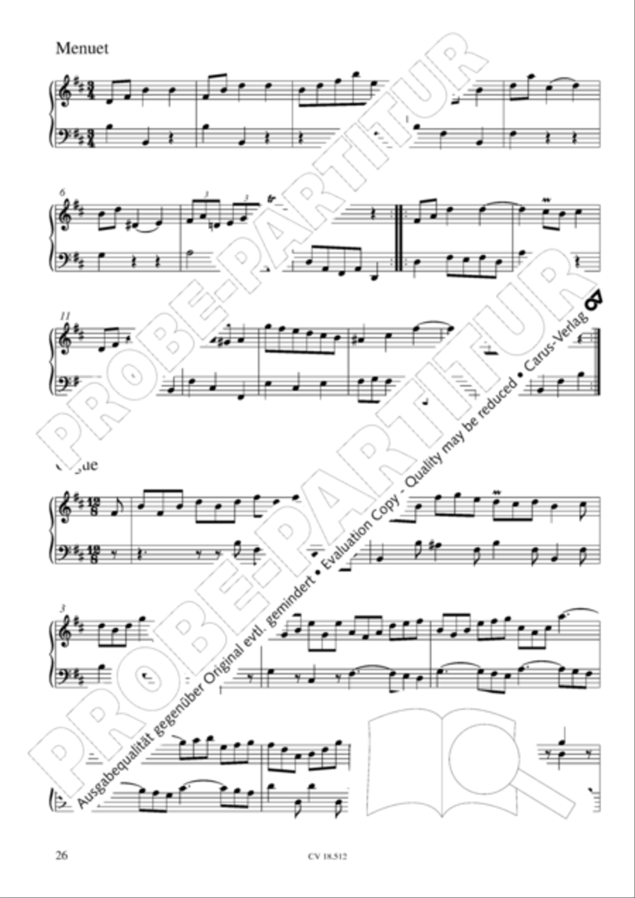 Six Suites Six Suites Harpsichord scores gallery preview page 27