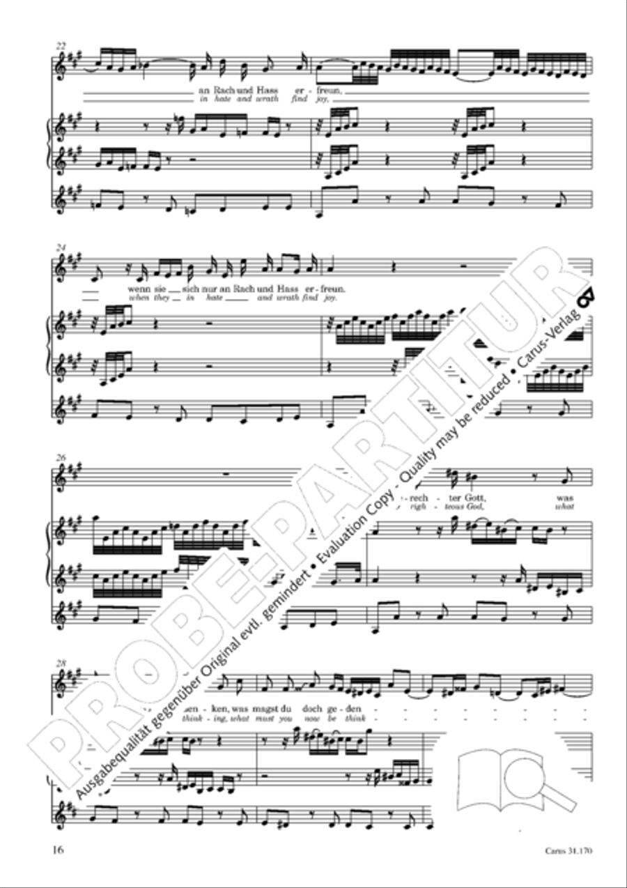 O blessed rest, o welcome heart's delight (Vergnugte Ruh, beliebte Seelenlust) Orchestra scores gallery preview page 17