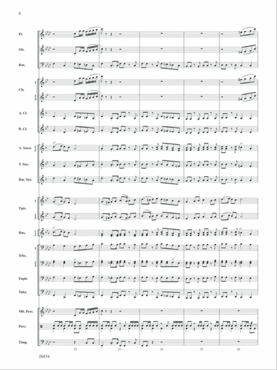 Medal of Valor: Score Medal of Valor: Score Concert Band scores gallery preview page 6