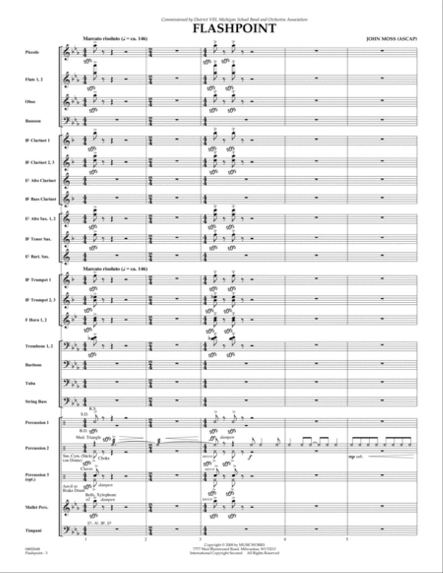 Flashpoint - Full Score Flashpoint - Full Score Score scores gallery preview page 3