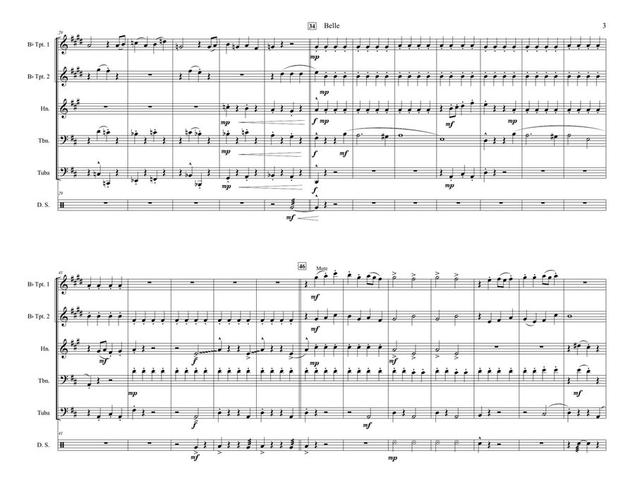 Belle Small Ensemble scores gallery preview page 3