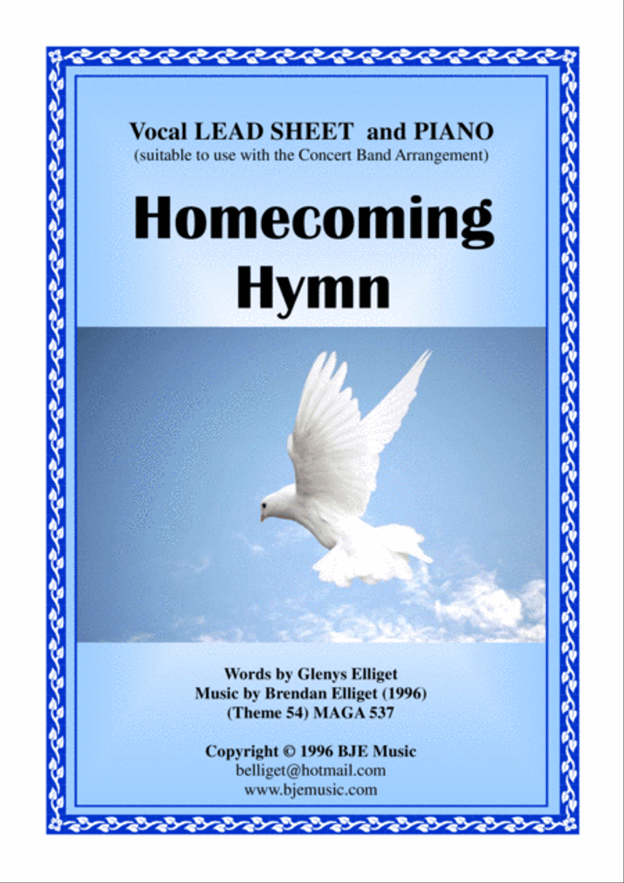 Homecoming Hymn - Piano and Vocal Lead Sheet PDF Voice scores gallery preview page 1