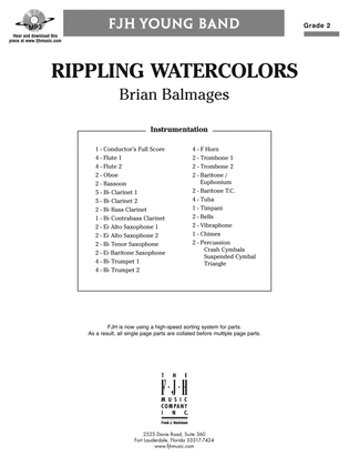 Rippling Watercolors: Score