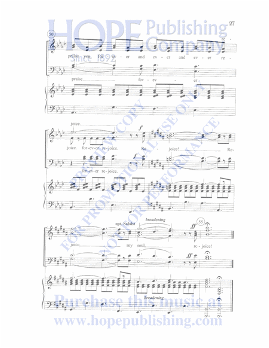 By Heaven's Light Choir scores gallery preview page 28