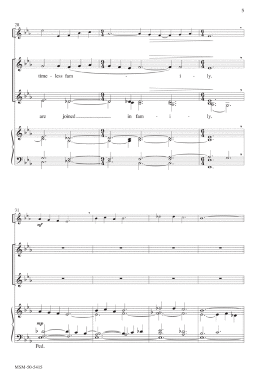 Holy Spirit, Gift of God (Downloadable Choral Score)