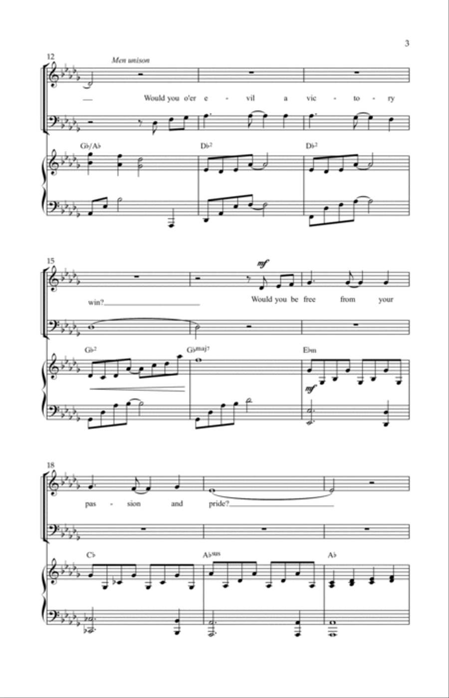 Wonder Working Power 4-Part scores gallery preview page 3