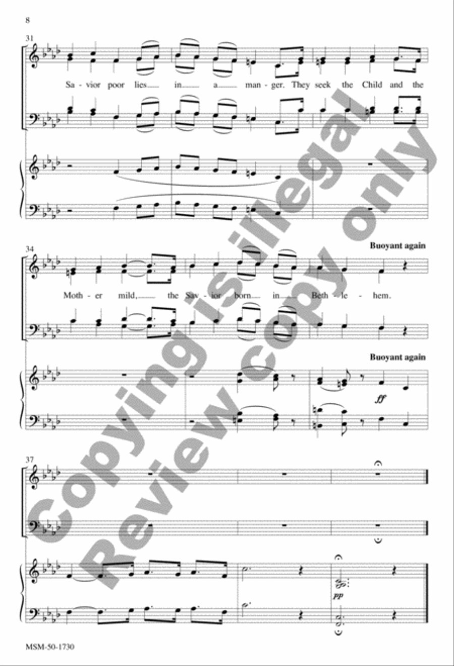 Three French Carols Three French Carols SA scores gallery preview page 6
