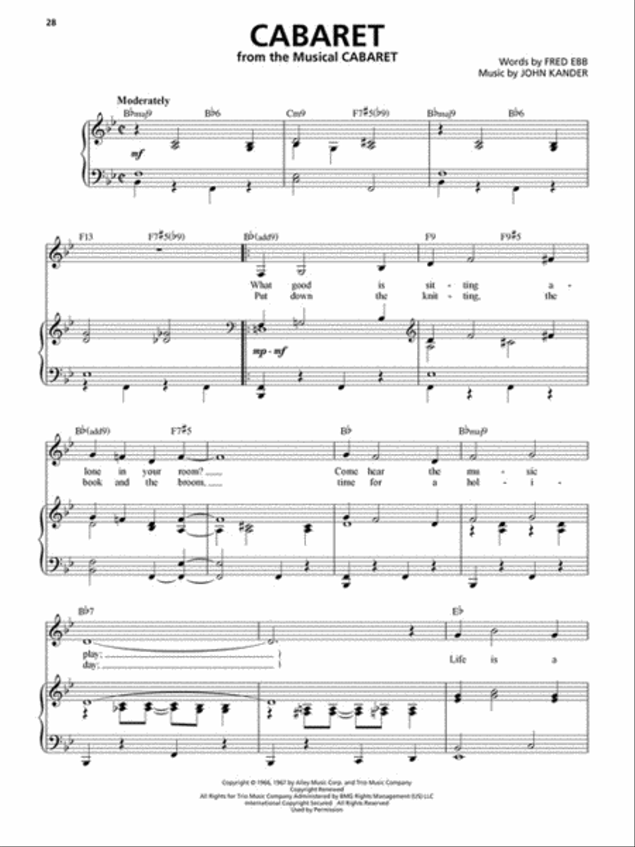 First 50 Broadway Songs You Should Sing Voice scores gallery preview page 5