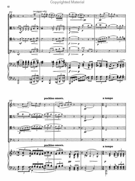 Piano Quintet in C Minor by Ralph Vaughan Williams Small Ensemble - Sheet Music