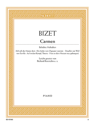 Carmen: Easy Book of Popular Melodies