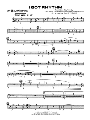 Book cover for I Got Rhythm: E-flat Alto Saxophone