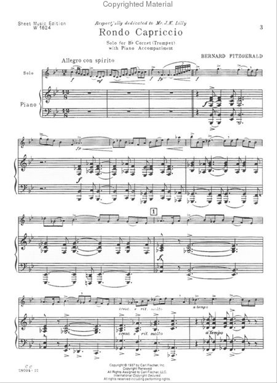 Rondo Capriccio Rondo Capriccio Cornet scores gallery preview page 2