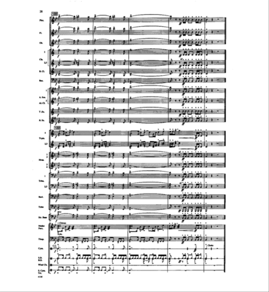 Of A Distant Star Concert Band scores gallery preview page 27