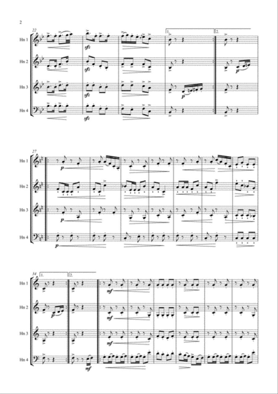 Graz Galop Brass Ensemble scores gallery preview page 2