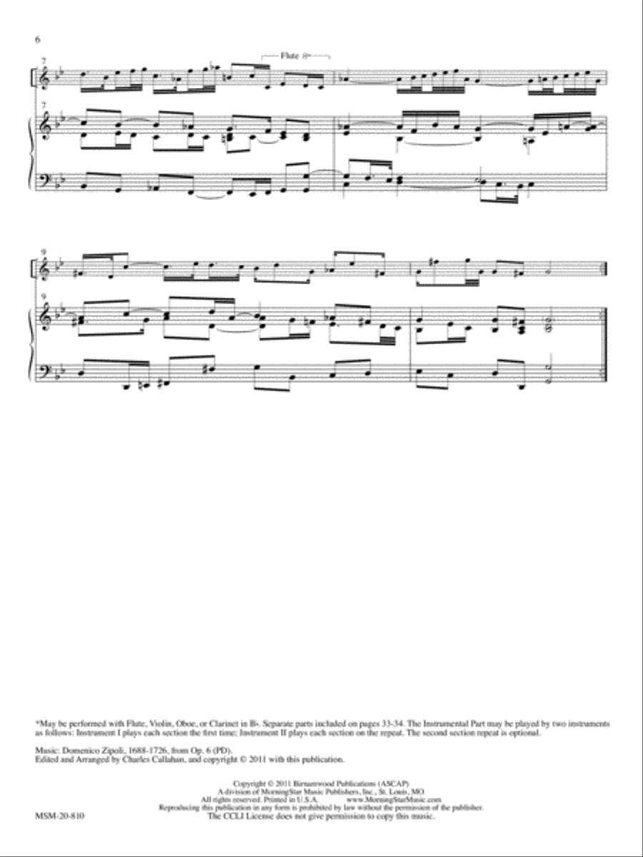Aria (in G minor) Organ scores gallery preview page 2