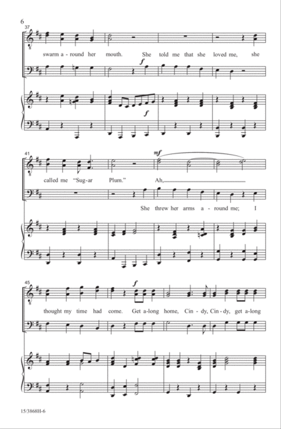 Get Along Home, Cindy TTB scores gallery preview page 6