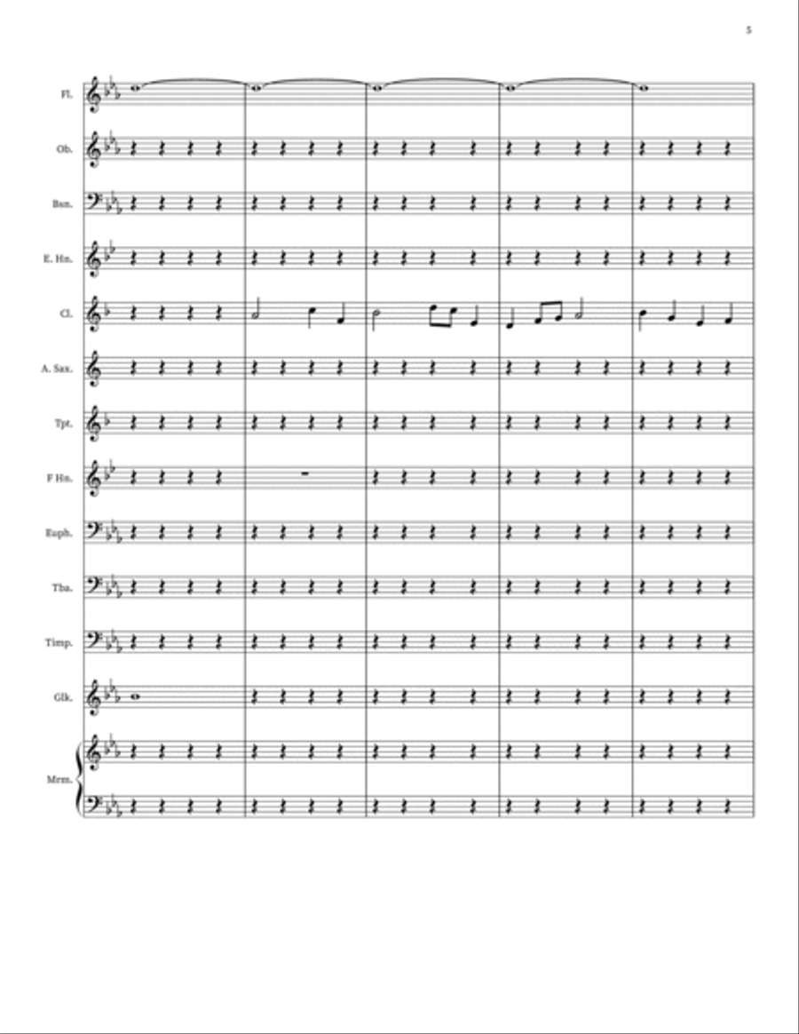 Voyage of the Sea Concert Band scores gallery preview page 5