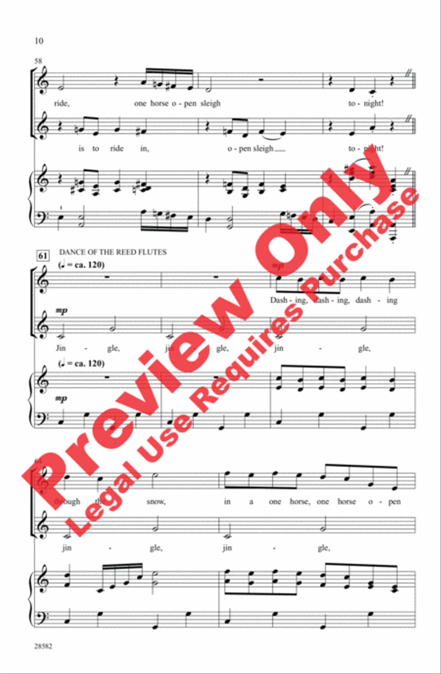 Nutcracker Jingles 2-Part scores gallery preview page 9