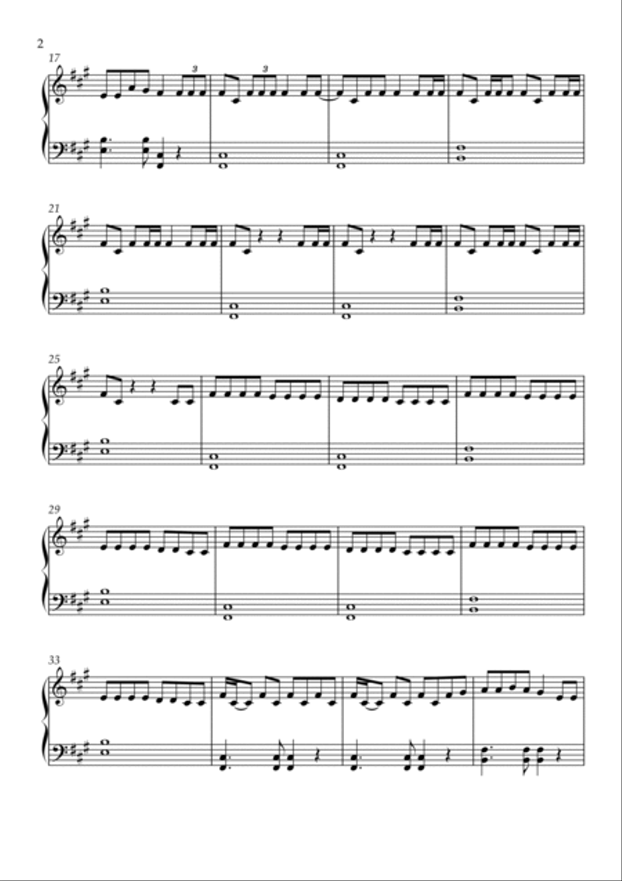 Wildberry Lillet Easy Piano scores gallery preview page 2