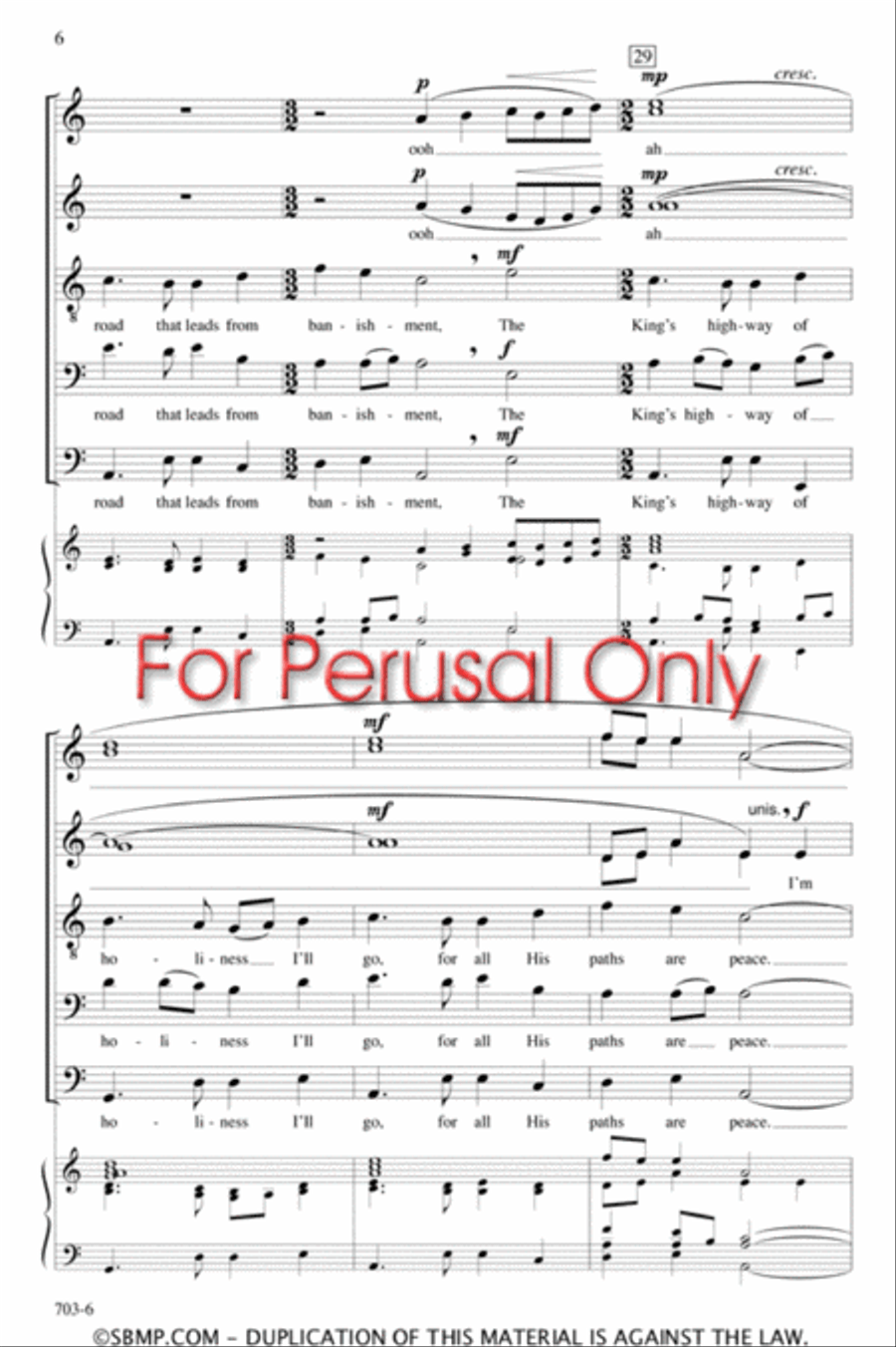 To the New Jerusalem - SATB divisi Octavo Divisi scores gallery preview page 6