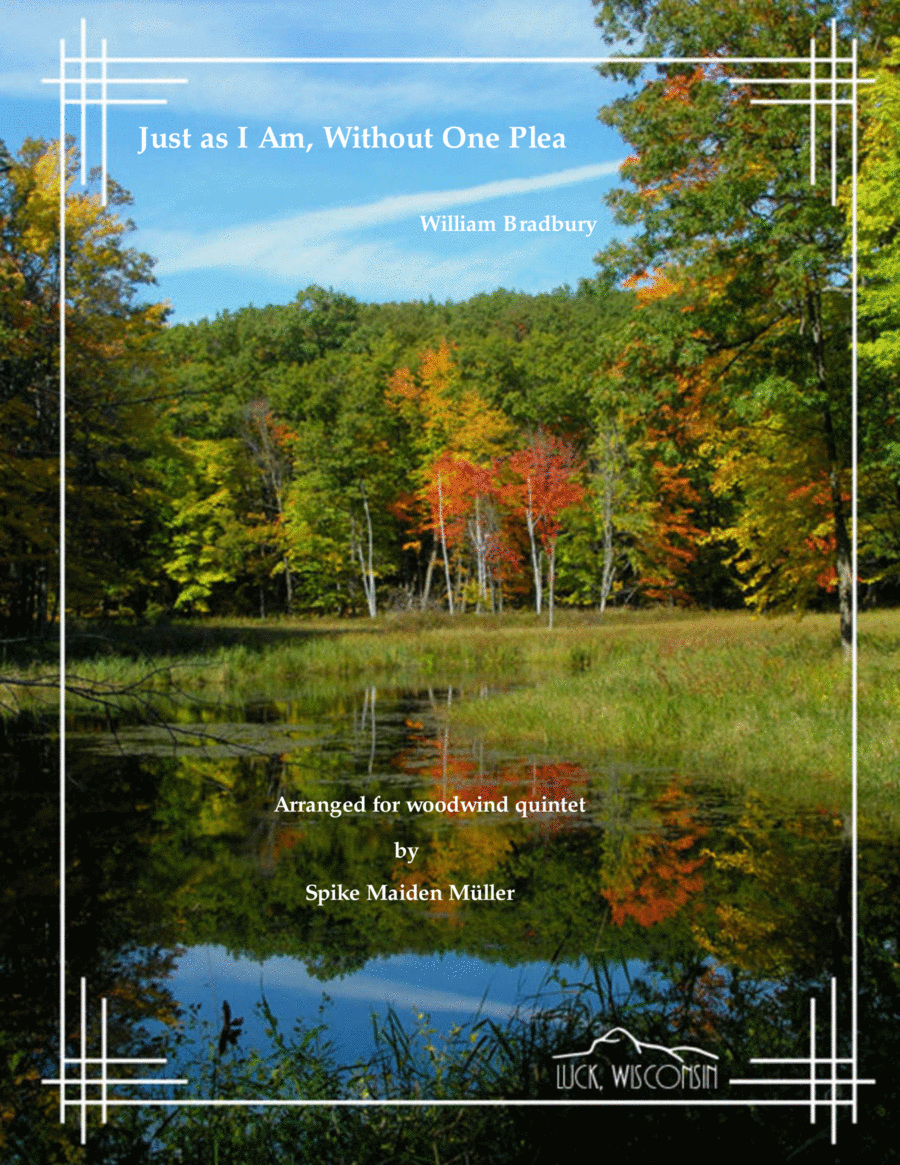 Just as I Am, Without One Plea Woodwind Quintet scores gallery preview page 1