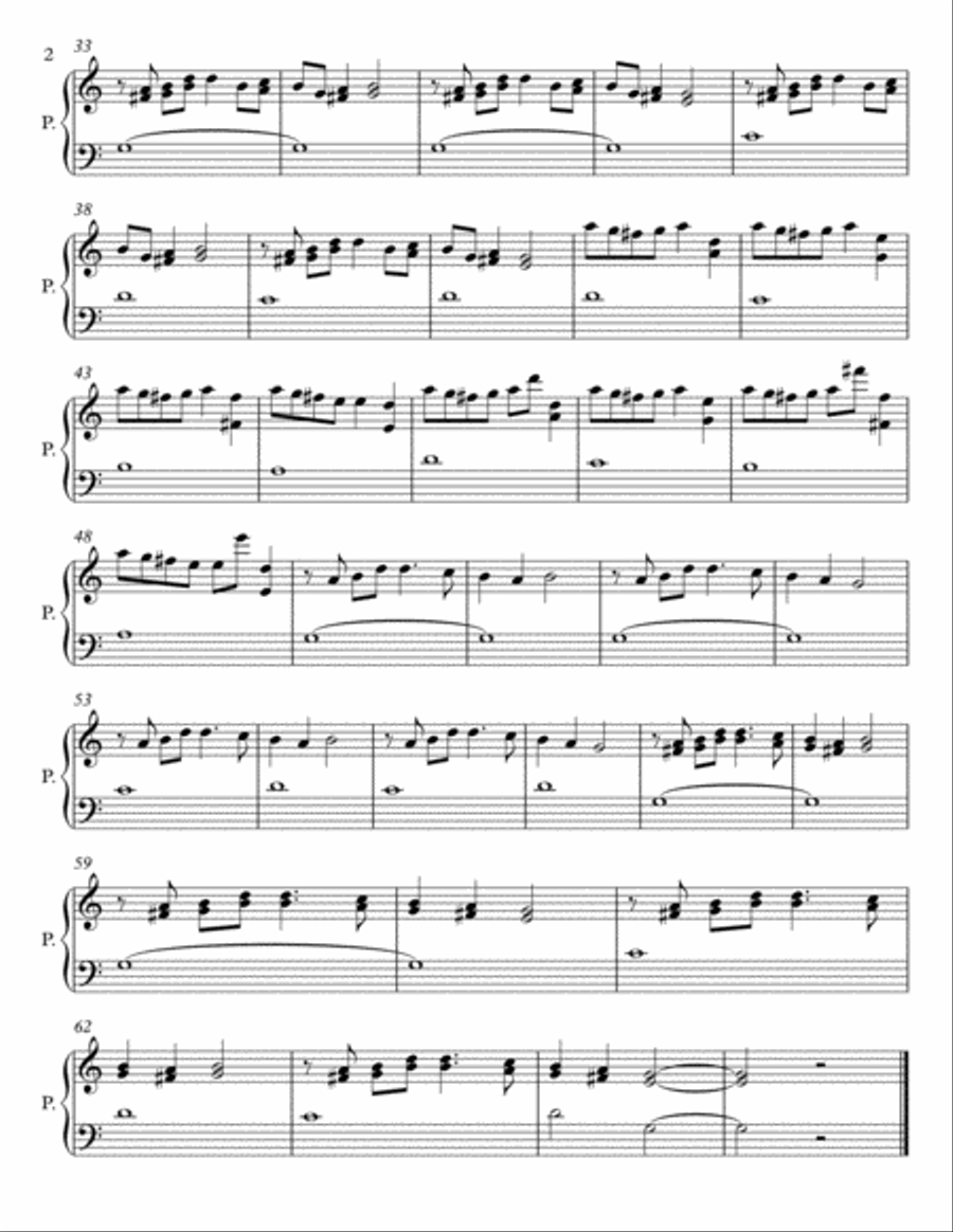 UN MATIN DE DÉCEMBRE Easy Piano scores gallery preview page 2