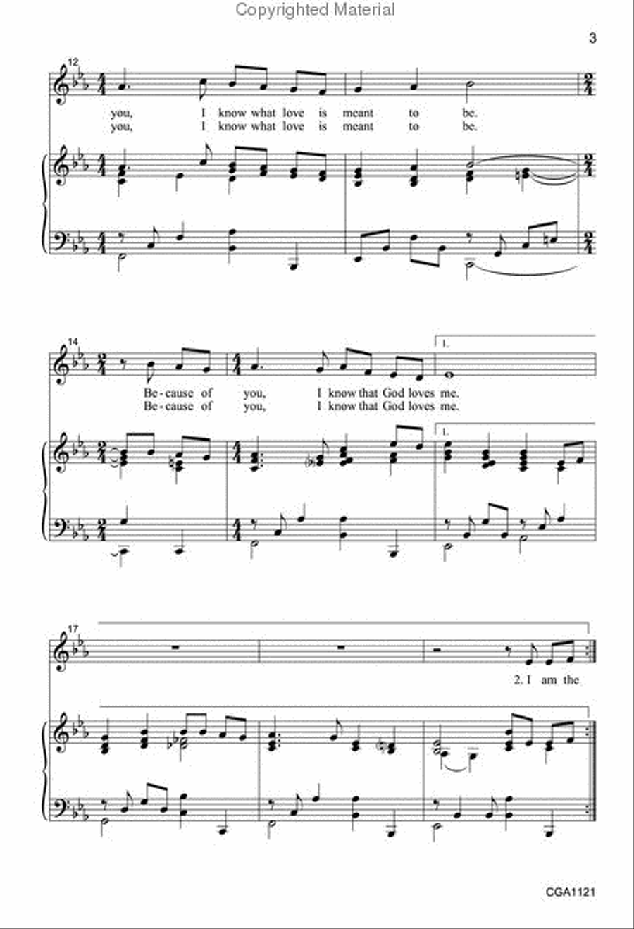 You Are the Hands 2-Part scores gallery preview page 4