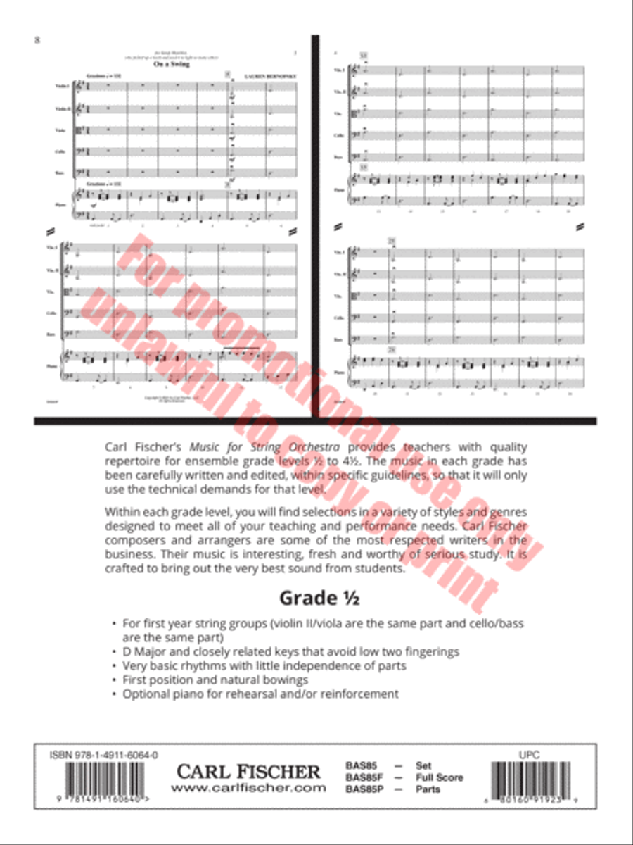 5th Avenue Rock 5th Avenue Rock String Orchestra scores gallery preview page 9
