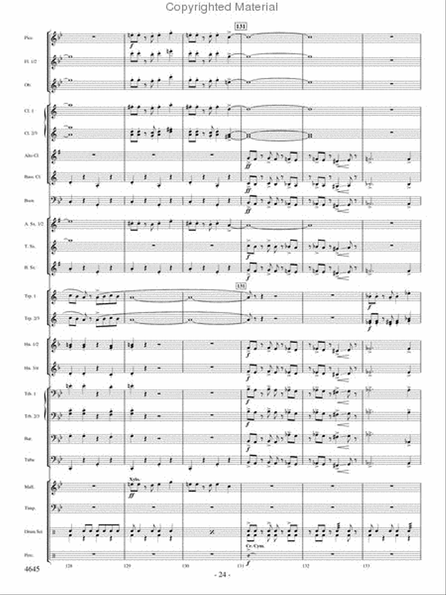 New York: 1927 Concert Band scores gallery preview page 23