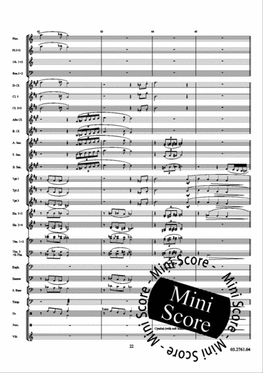 All Blue All Blue Concert Band scores gallery preview page 28