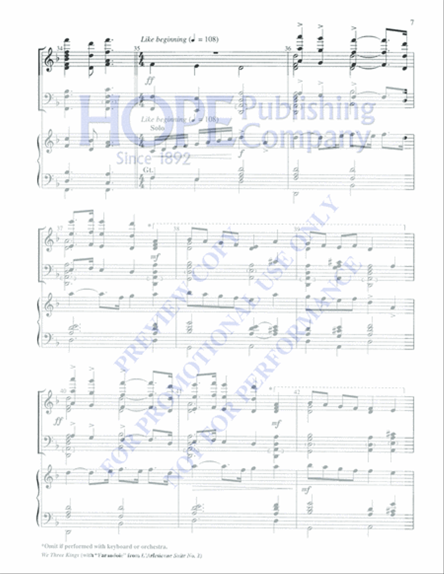 We Three Kings We Three Kings Orchestra scores gallery preview page 7