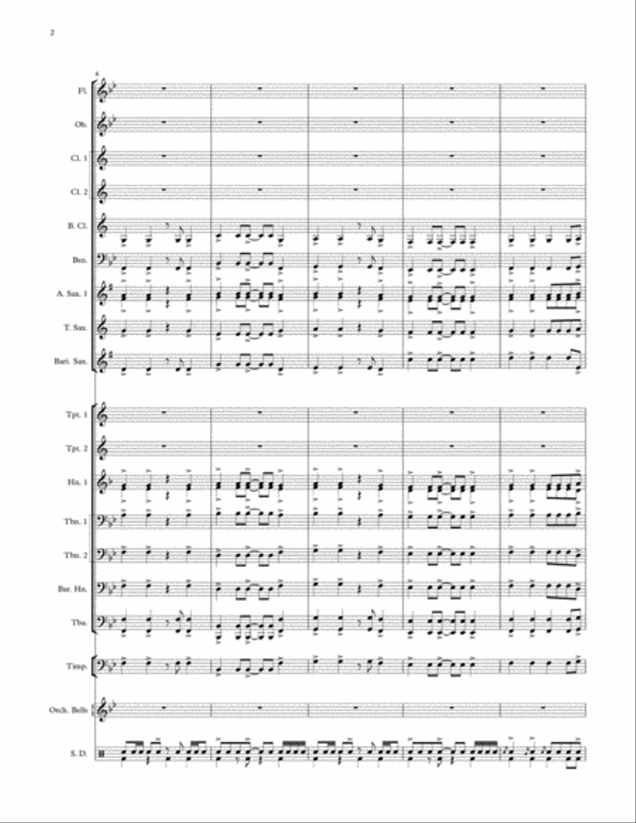 West Coast Horizon Concert Band scores gallery preview page 3