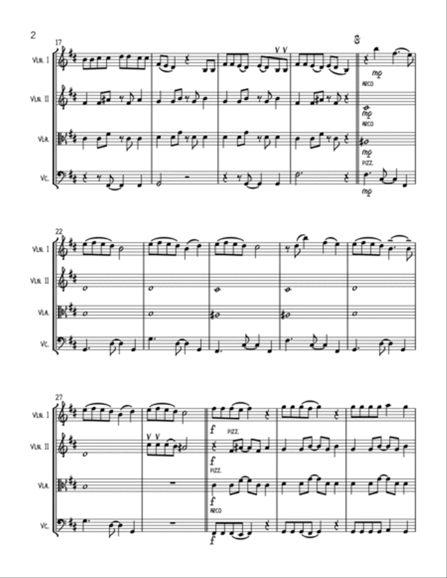 Montero String Quartet scores gallery preview page 2