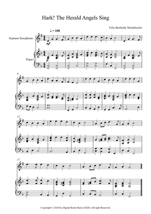 Hark! The Herald Angels Sing, Felix Bartholdy Mendelssohn (Soprano Sax + Piano)