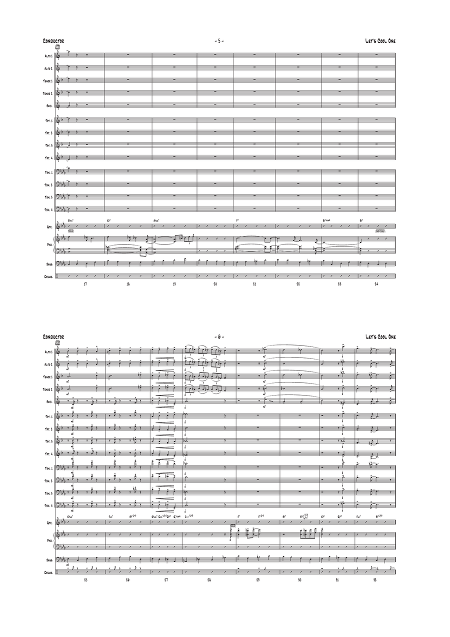 Let's Cool One Jazz Ensemble scores gallery preview page 3