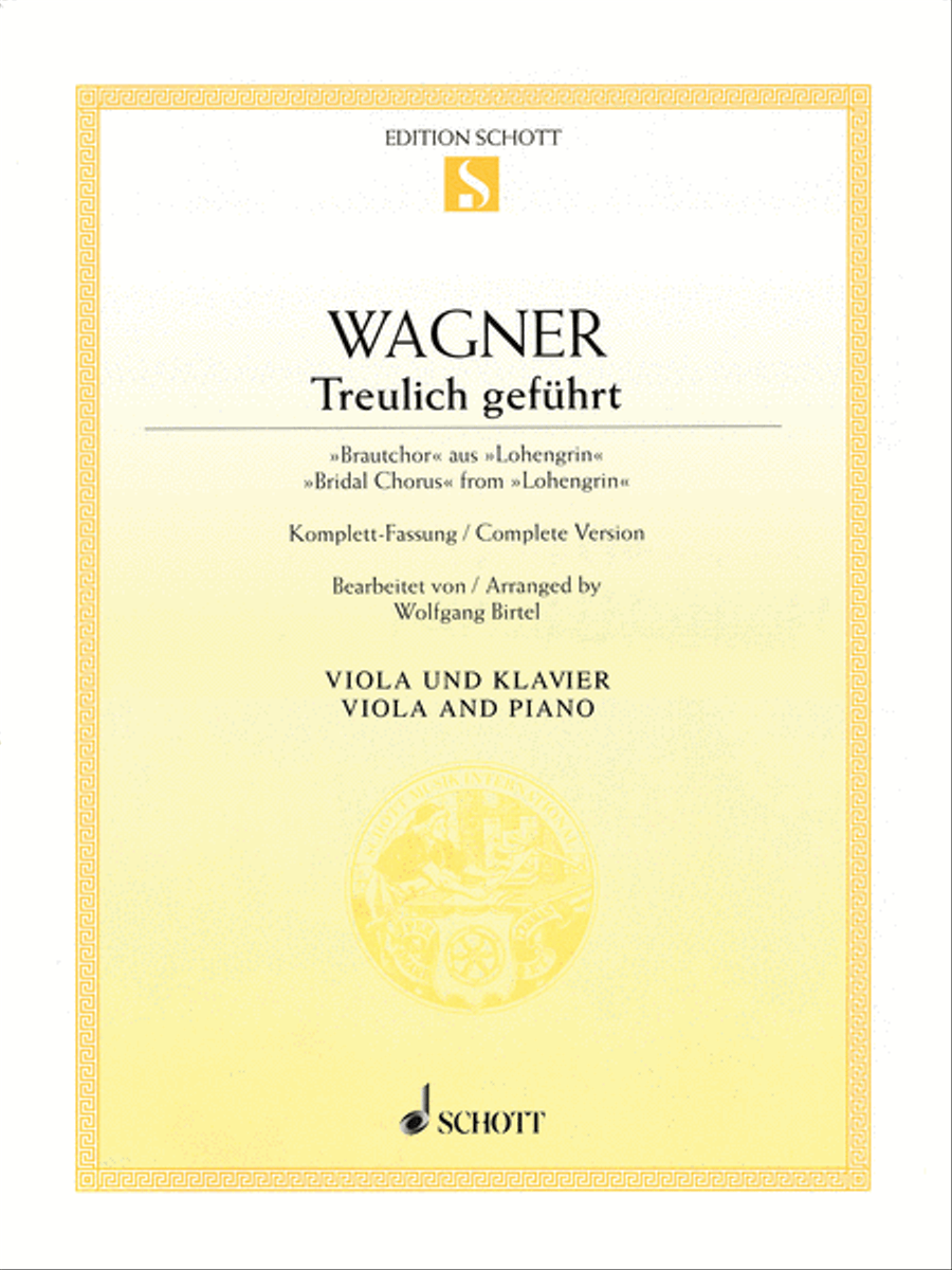 Bridal Chorus from Lohengrin Piano Accompaniment scores gallery preview page 1